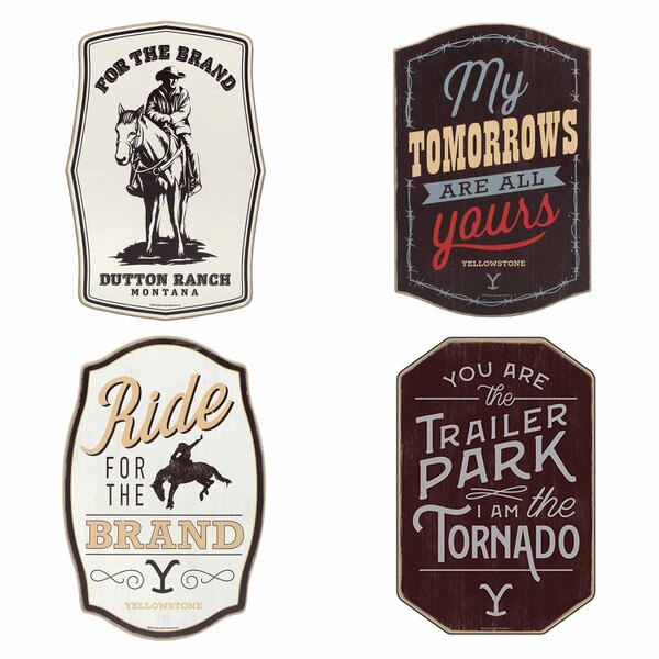 Yellowstone Vertical Wood PDQ Open Road Brands ShopORB